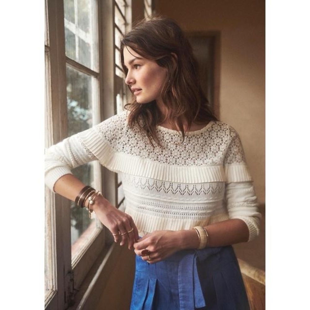 *LIMITED TIME SALE* Sezane Ecru Tilia Jumper